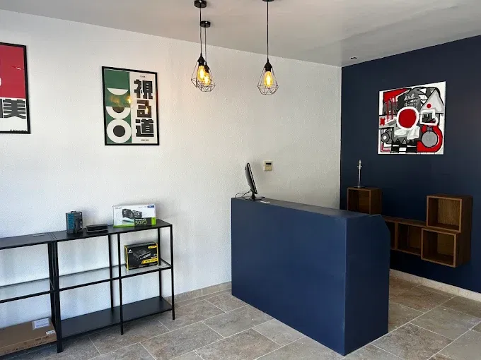 L'intérieur de la boutique